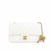 Chanel Pearl Crush Mini Smooth Leather Flap Bag White 20cm AS1787 B02916 10601