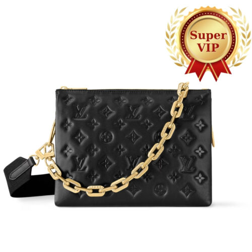 [Super Vip 1:1] Louis Vuitton Coussin PM Black 26Cm M21260