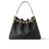 Louis Vuitton Bundle Monogram Empreinte Shoulder Black Washed 28Cm M47209
