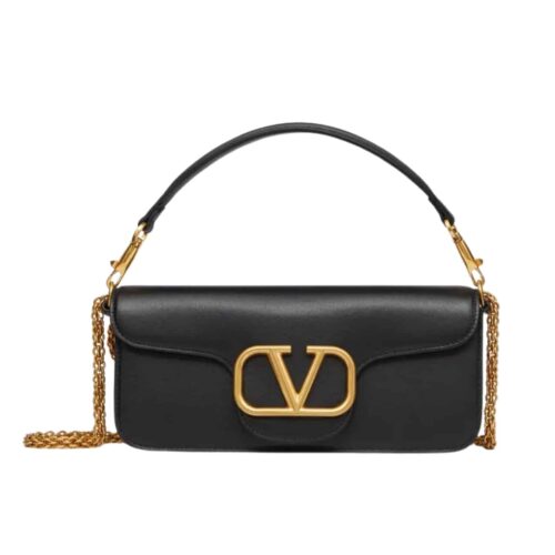 Valentino Locò Shoulder Bag In Black 28cm 1W2B0K30ZXL0NO