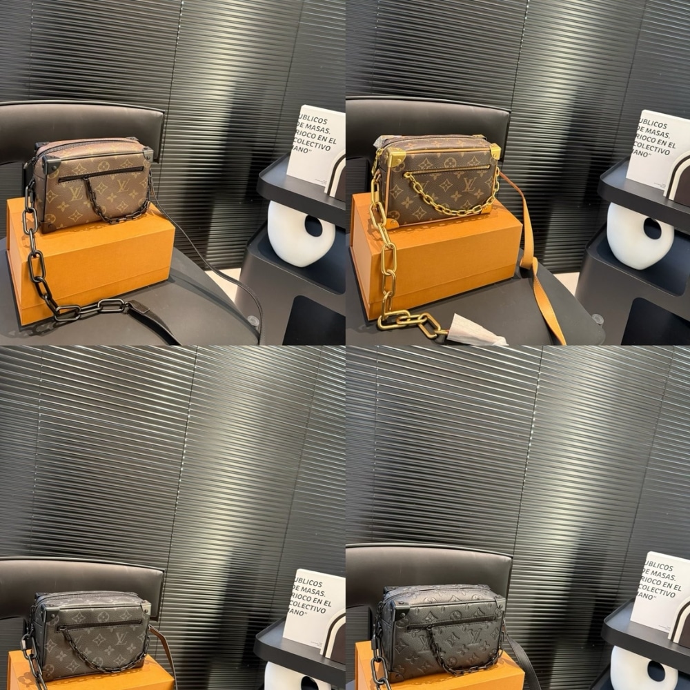Louis Vuitton Mini Soft Trunk Monogram Canvas Shoulder Bag Brown 18cm - Image 3