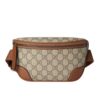 Gucci GG Emblem Small GG Monogram Canvas Belt Bag Beige And Brown 23Cm ‎821165 FAEEC 9786