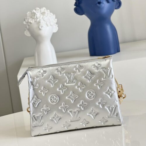 Alternative view of Louis Vuitton Coussin BB Monogram Patter Shoulder Bag Silver 21Cm M20567