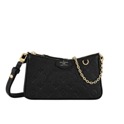 Louis Vuitton Easy Pouch On Strap Shoulder Bag Black 21Cm M80349