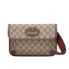 Gucci Neo Vintage GG Supreme Canvas Belt Bag Beige Ebony 22Cm 493930 9C2VT 8745