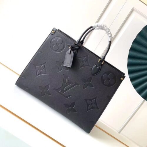 Alternative view of Louis Vuitton Onthego GM Monogram Empreinte Tote Bag Black 41Cm M44925