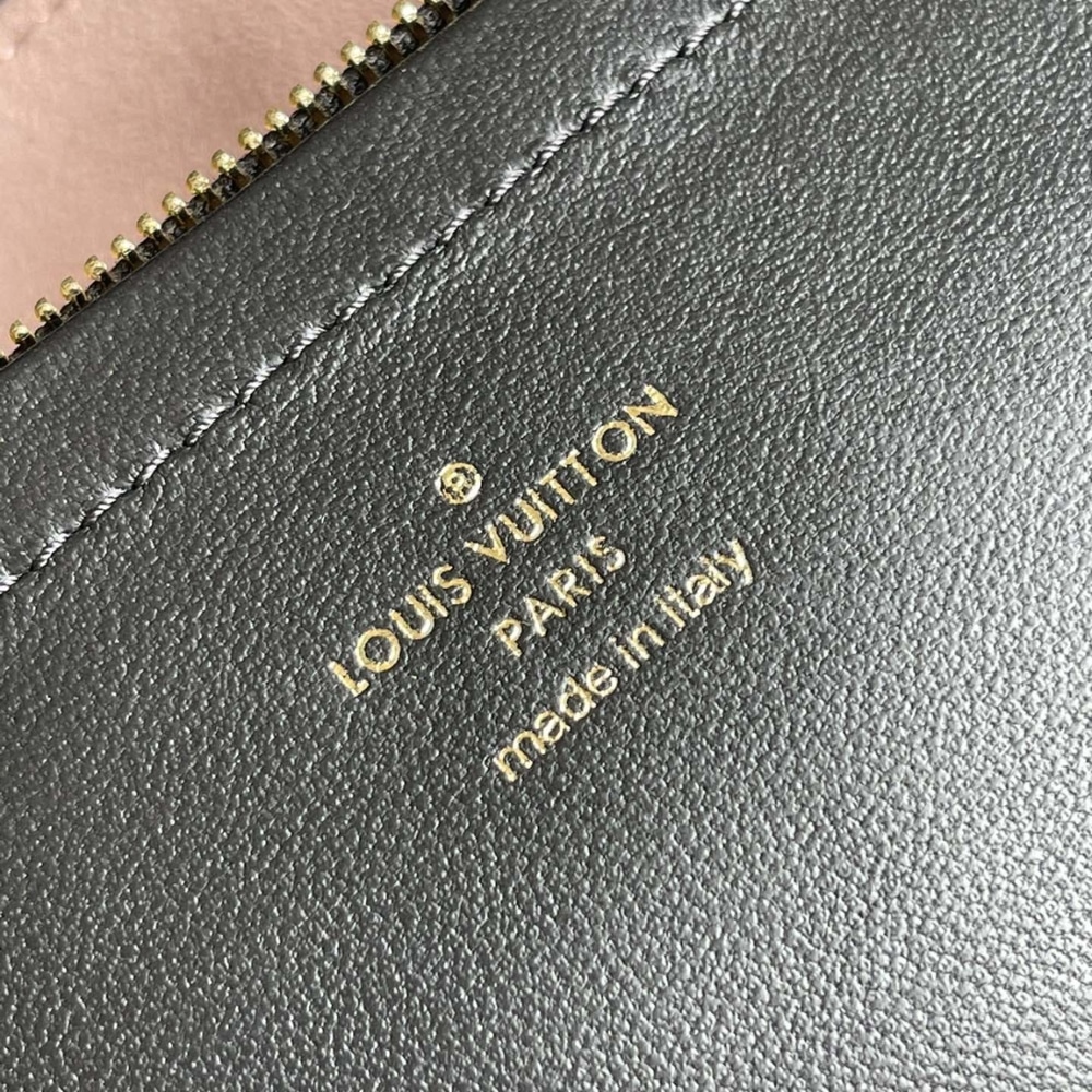Louis Vuitton Pochette Coussin Monogram Embossed Crossbody Bag Black 20Cm M82116 - Image 6
