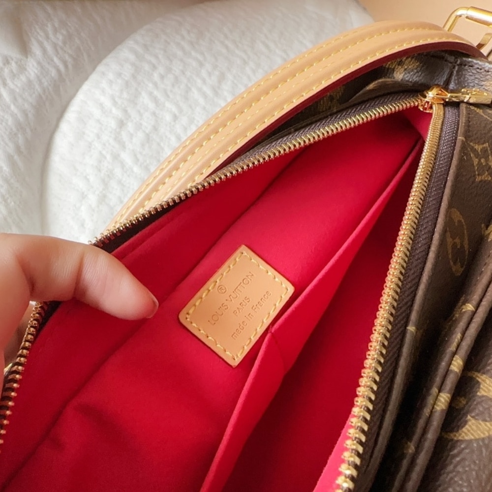 Louis Vuitton Vivacité Monogram Canvas Handle Bag Brown 25Cm M46999 - Image 9