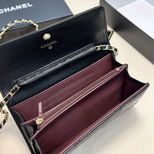 Alternative view of Chanel Timeless Long Flap Wallet Smooth leather Black 19cm