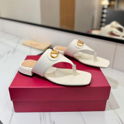 Alternative view of Valentino Garavani Vlogo Signature Sandals White WS0LA9DSH