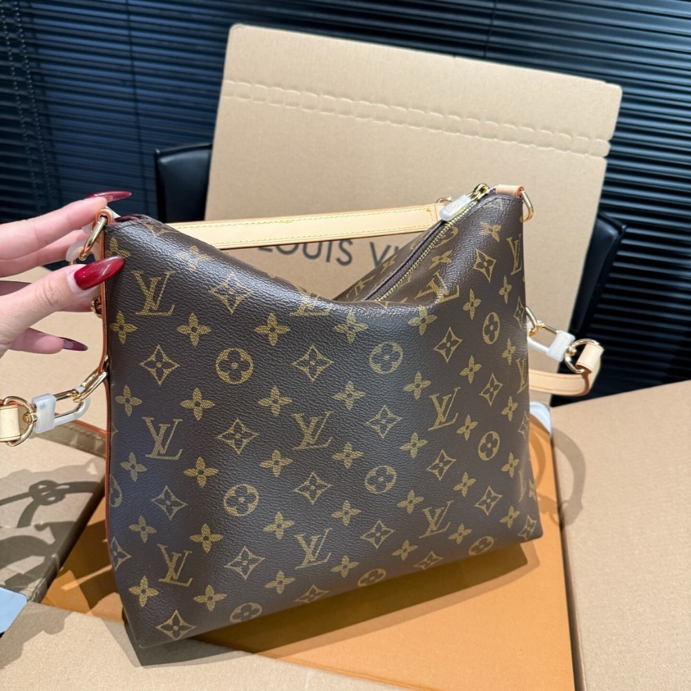 Louis Vuitton Multipass Medium Grained Leather Shoulder Bag Brown 27Cm M27825 - Image 5
