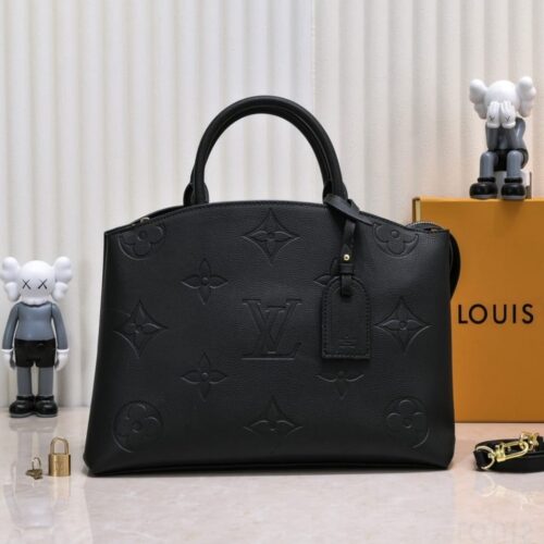 Alternative view of Louis Vuitton Grand Palais Monogram Empreinte Handle Bag Black 34cm M45811