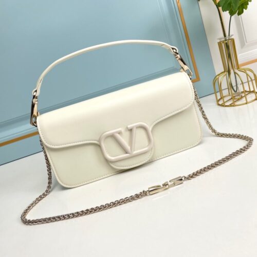 Alternative view of Valentino Garavani Locó Shoulder Bag In Ivory 27Cm