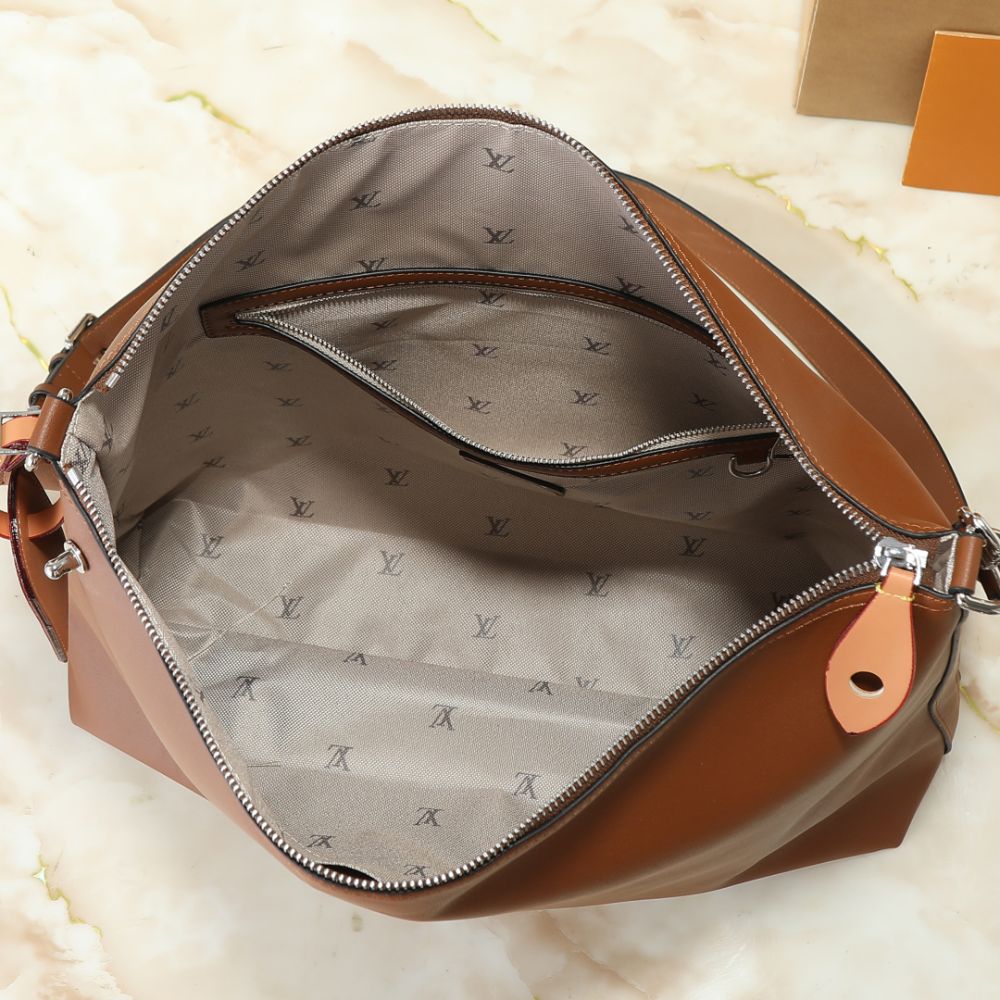 Louis Vuitton Vagabond Hobo Malletier Caramel Brown 48Cm M28392 - Image 5