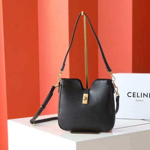 Alternative view of Celine Small Camille 16 Soft Bag Black 24Cm 120693Fx9 38No