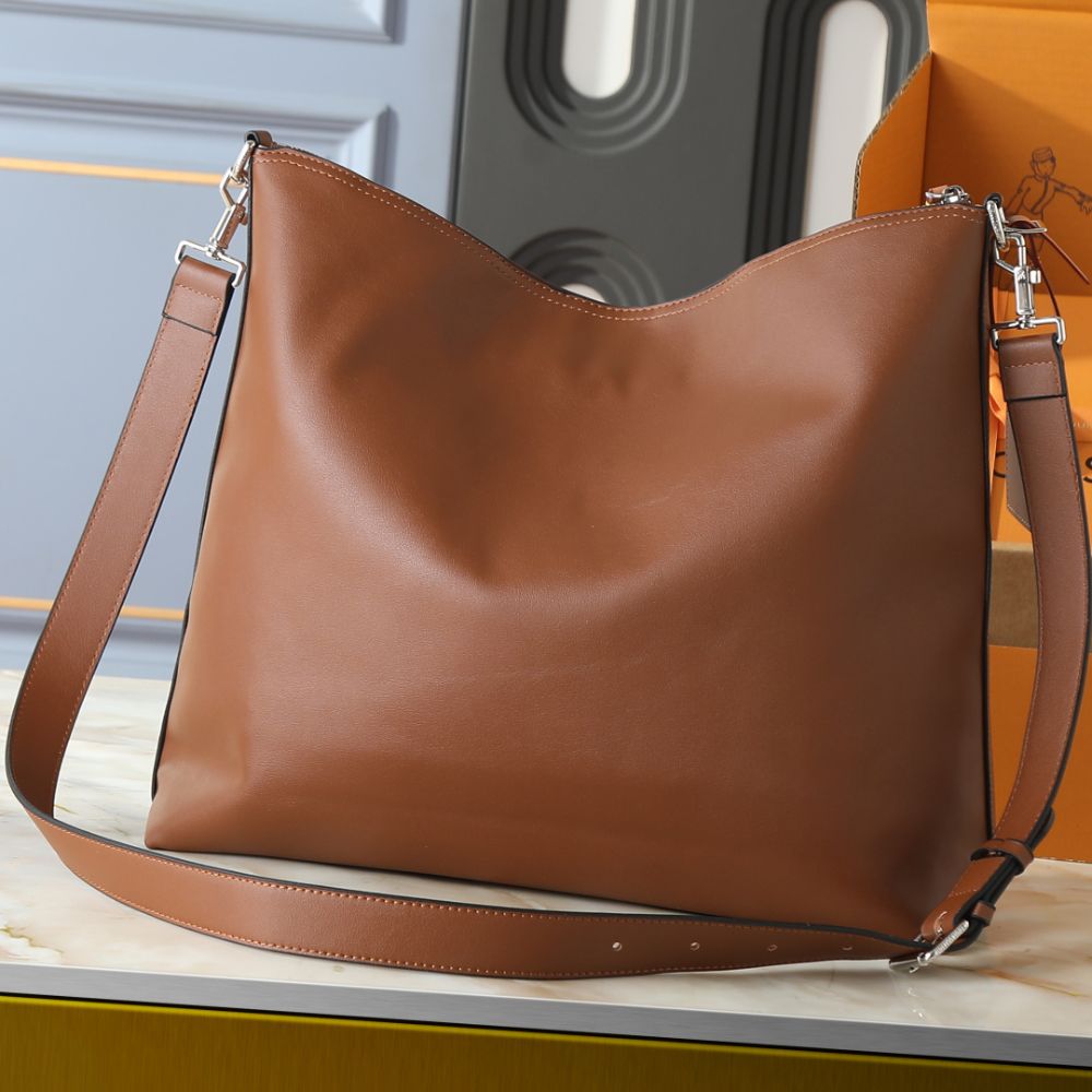 Louis Vuitton Vagabond Hobo Malletier Caramel Brown 48Cm M28392 - Image 3