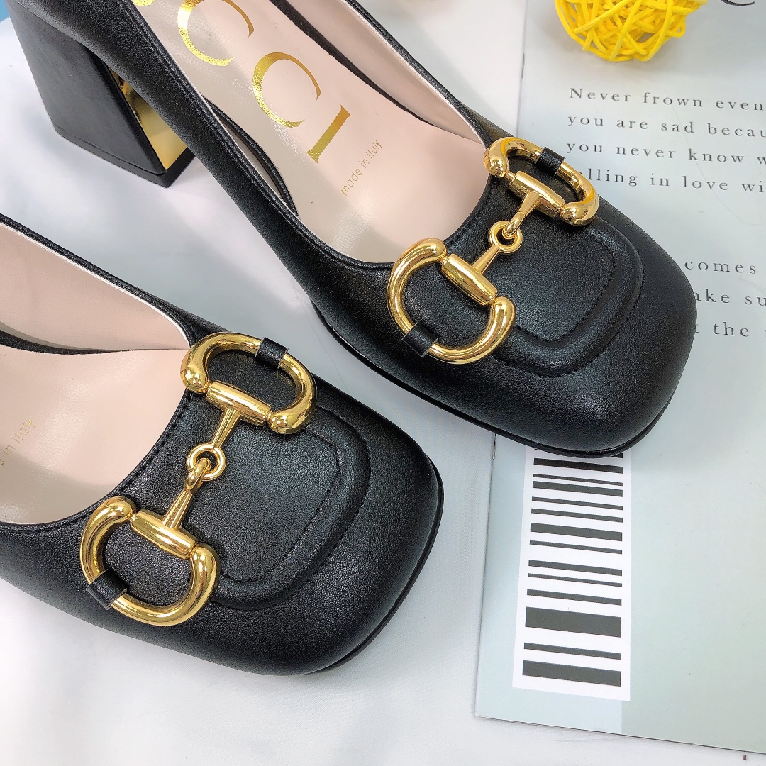 Gucci Horsebit Leather Pump Black 643886 C9D00 1000 - Image 6