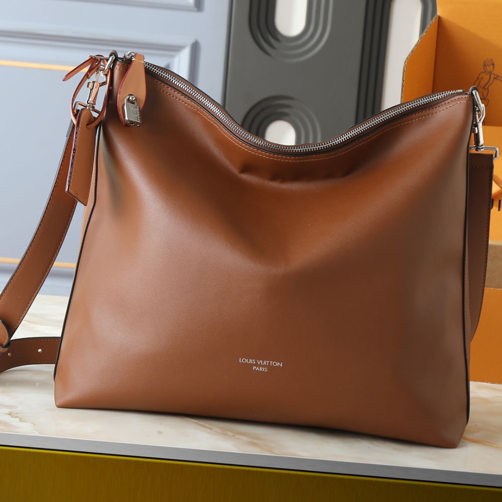 Louis Vuitton Vagabond Hobo Malletier Caramel Brown 48Cm M28392 - Image 2