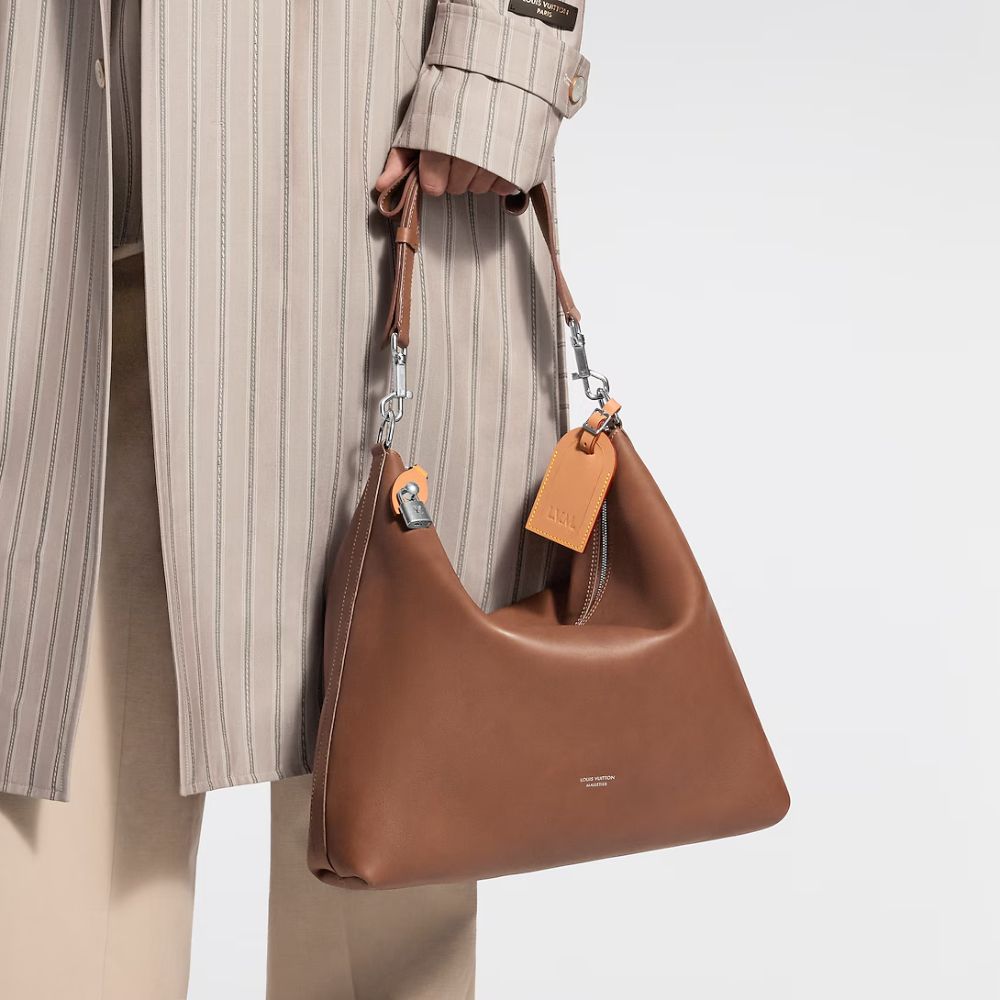 Louis Vuitton Vagabond Hobo Malletier Caramel Brown 48Cm M28392 - Image 10