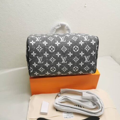 Alternative view of Louis Vuitton Speedy Bandoulière 25 Monogram Denim Handle Bag Grey 25Cm M21464