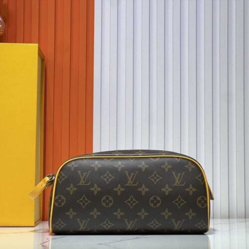 Alternative view of Louis Vuitton Dopp Kit Monogram Macassar Canvas Safran Yellow 27Cm M12643