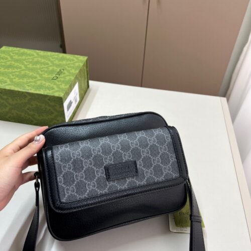 Alternative view of Gucci Small Leather Crossbody Bag Black 23Cm