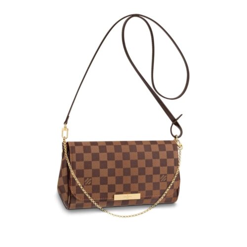 Louis Vuitton Favorite MM Damier Ebene Crossbody Bag Brown 25Cm N41129