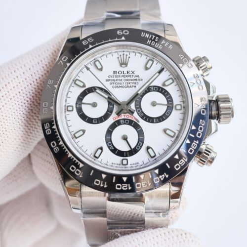 Alternative view of [Super Vip 1:1] Rolex Cosmograph Daytona Oyster Oystersteel Silver White 40Mm 126500Ln 0001