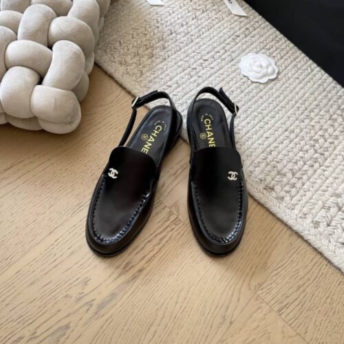 Alternative view of Chanel Loafer Slingback Smooth Leather Black