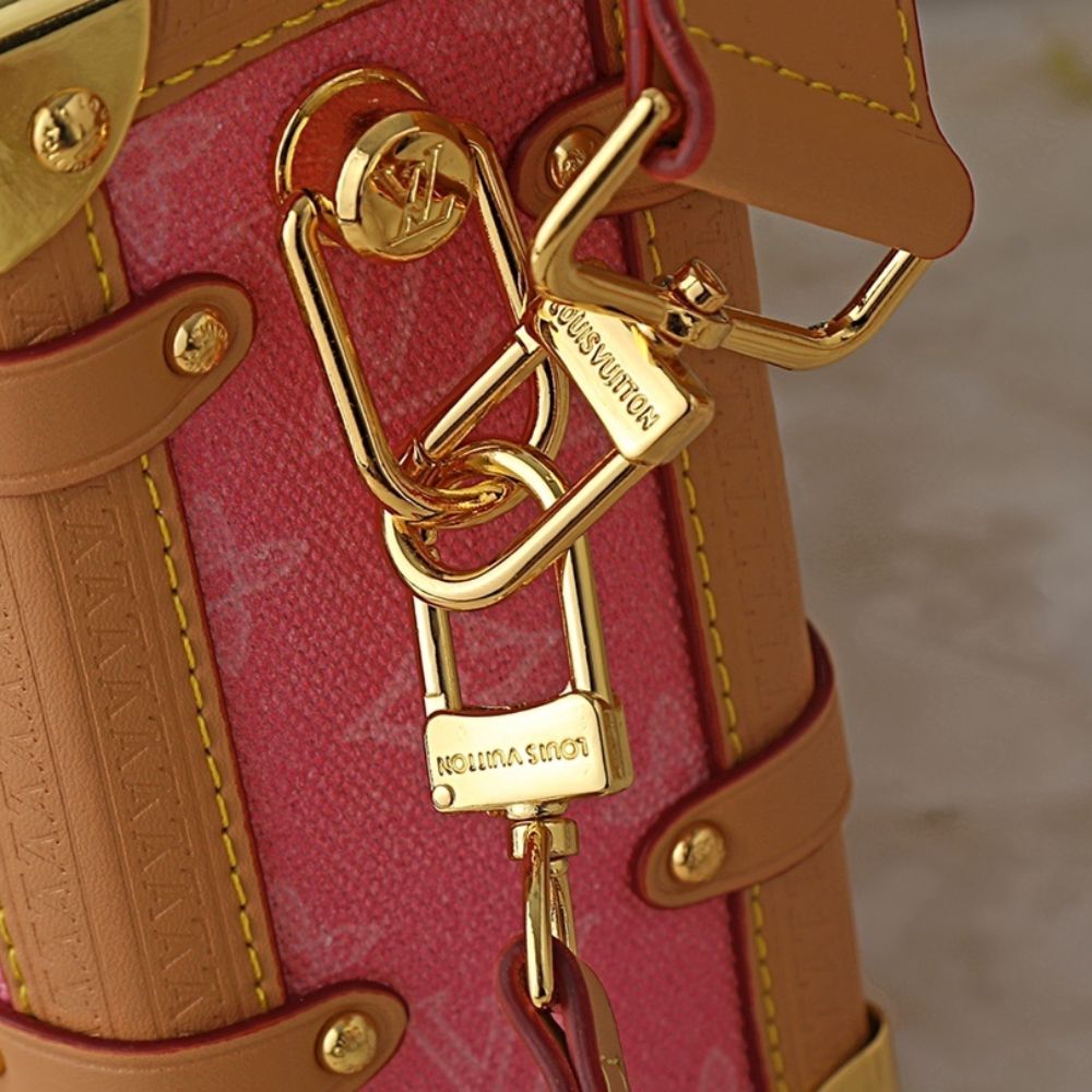 Louis Vuitton Side Trunk MM Monogram Origine Rose Ruban 23Cm - Image 5