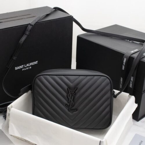 Alternative view of Saint Laurent Lou Camera Bag In Quilted Leather Black Noir 23Cm 761554DV7081000