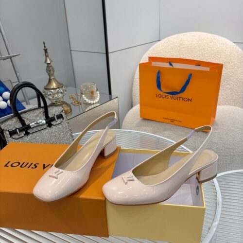 Alternative view of Louis Vuitton Swing Slingback Pump Nude 1Agufb