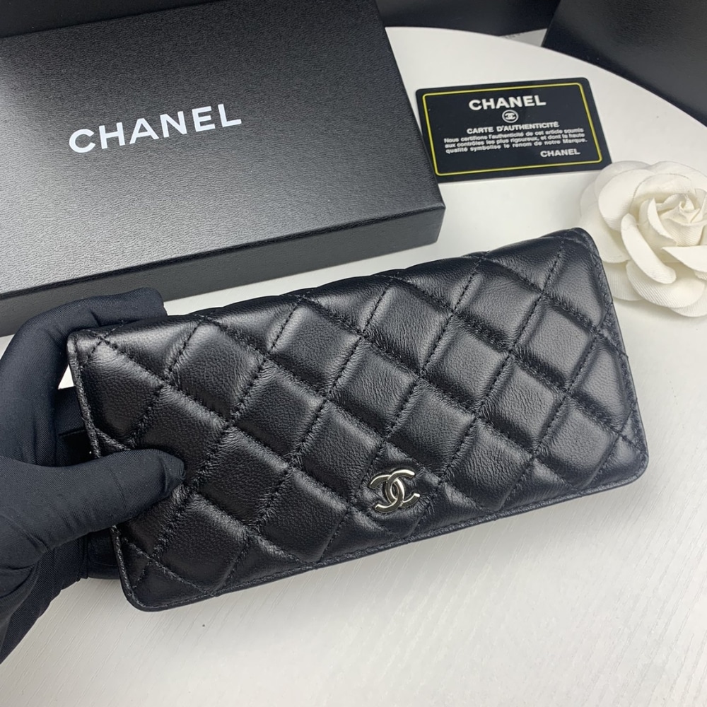 Chanel Classic Long Flap Wallet Black 19cm - Image 2