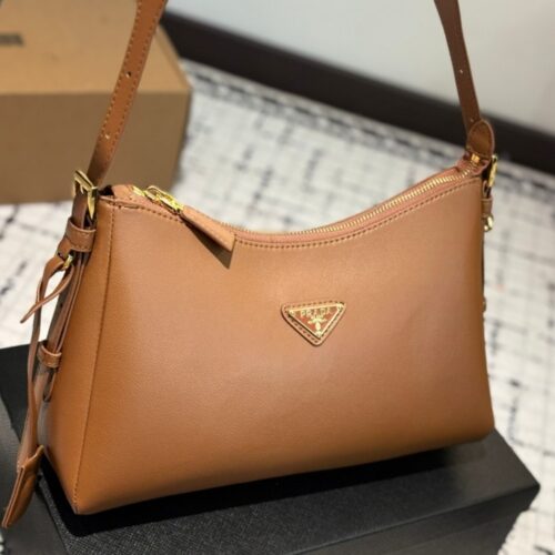 Alternative view of Prada Aimée Medium Leather Shoulder Bag Caramel 31Cm 1BC229 2CYS F03BH V LVM