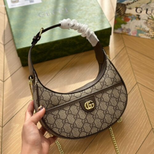 Alternative view of Gucci Ophidia Mini GG Supreme Canvas Shoulder Bag Beige Ebony 22Cm 772308 K9GSG 8367