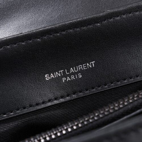 Alternative view of Saint Laurent Loulou Small Chain Bag In Matelassé Y Black Noir 23Cm 494699Dv7281000