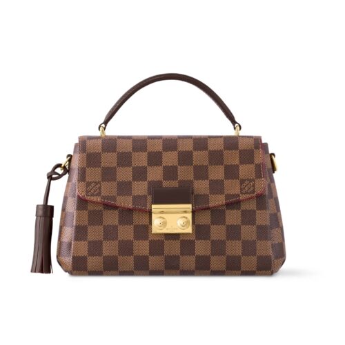 Louis Vuitton Croisette Damier Ebene Shoulder Bag Brown 24cm N53000