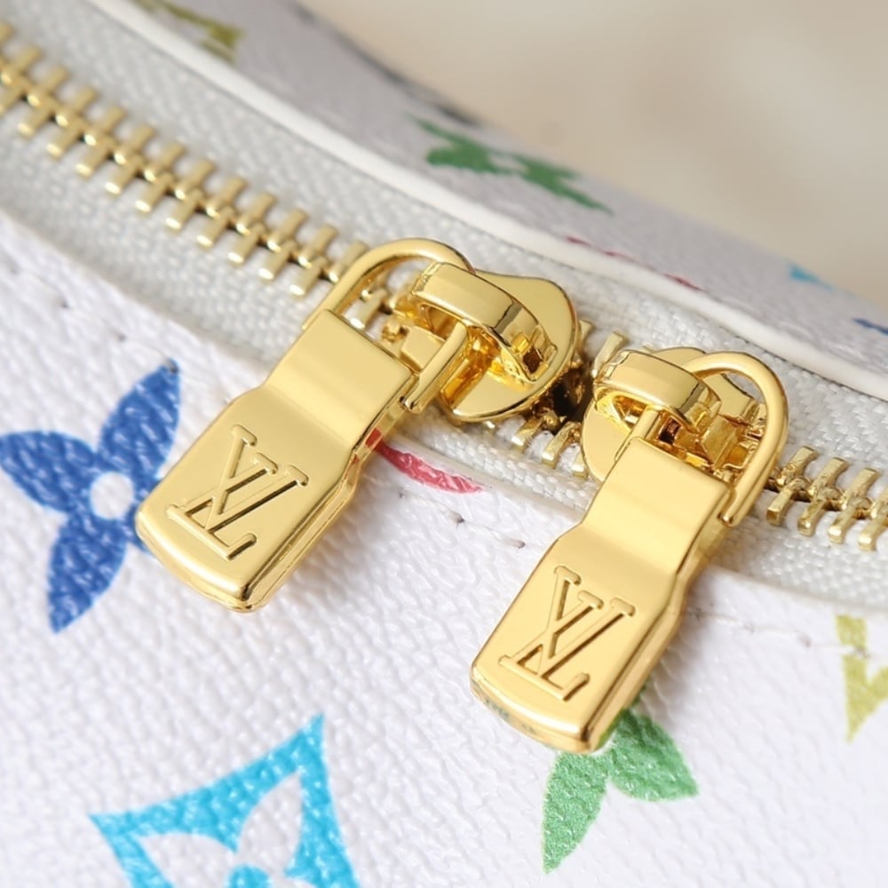 Louis Vuitton X TM Boulogne PM Monogram Canvas Shoulder Bag Multicolor White 26m M27790 - Image 7