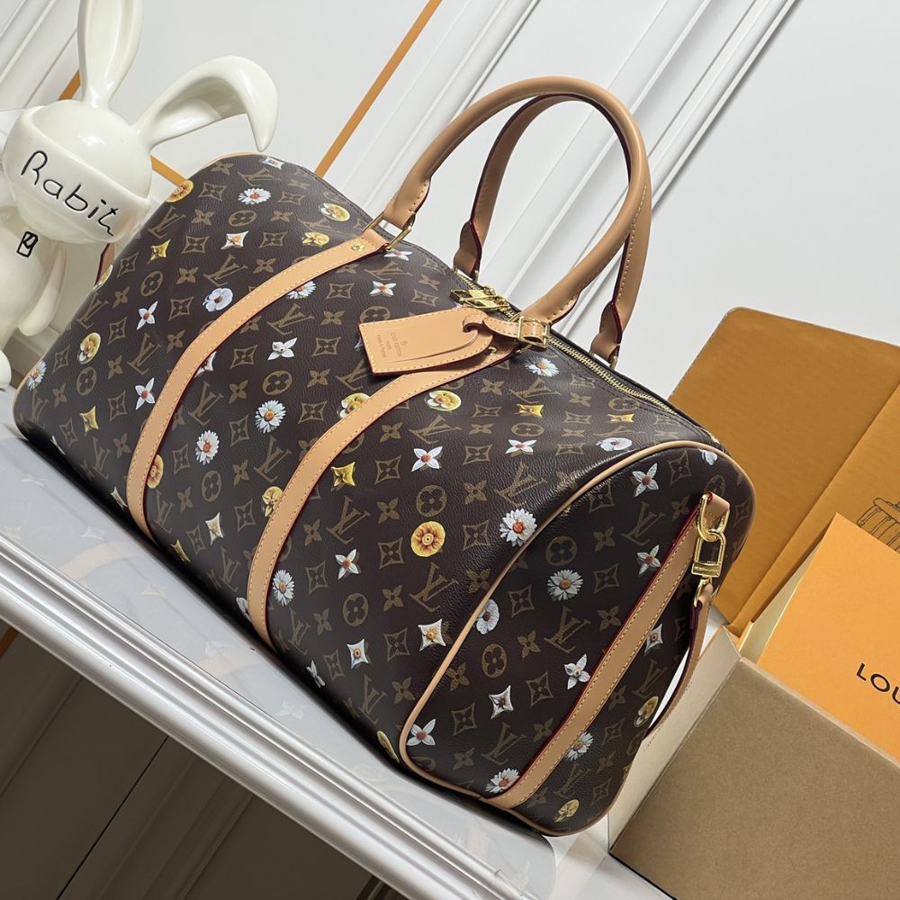 Louis Vuitton Keepall Bandoulière 45 Brown 45Cm - Image 4