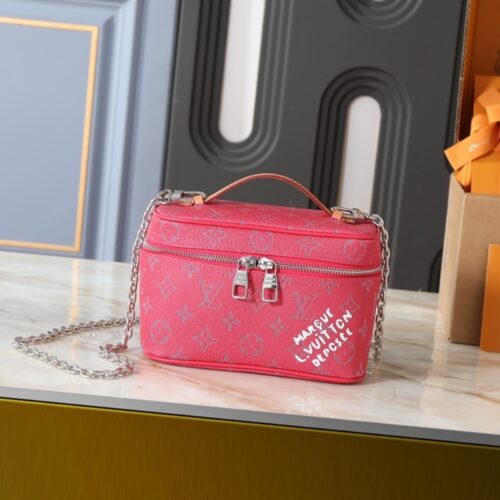 Alternative view of Louis Vuitton Nice Mini Pondichery Pink Toiletry Bag 20cm M26889