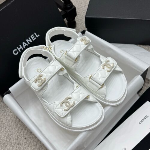 Alternative view of Chanel Sandal Shiny White G35927 B20276 U0451