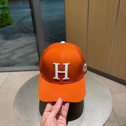 Alternative view of Hermes Nevada New Carriage Baseball Cap Orange