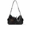 Louis Vuitton Carryall Cargo Vibe PM Leather Shoulder Bag Black 34Cm M24861