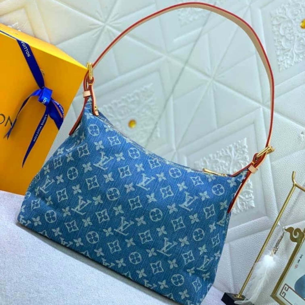 Louis Vuitton Baggy PM Monogram Denim Shoulder Bag Blue 30Cm M95049 - Image 6