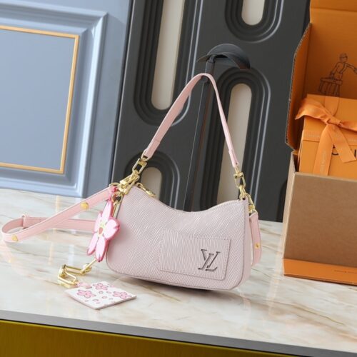 Alternative view of Louis Vuitton X TM Marellini Epi Leather Shoulder Bag Cheeky Pink 19Cm M13101