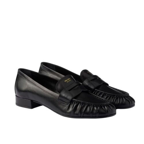 Prada Leather Loafers Black 1D175O 007 F0002 F 020