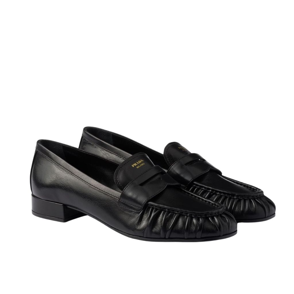 Prada Leather Loafers Black 1D175O 007 F0002 F 020