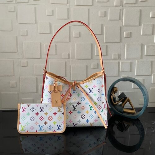 Alternative view of [Super Vip 1:1] Louis Vuitton X Murakami Carryall PM Bag White 29Cm M13661