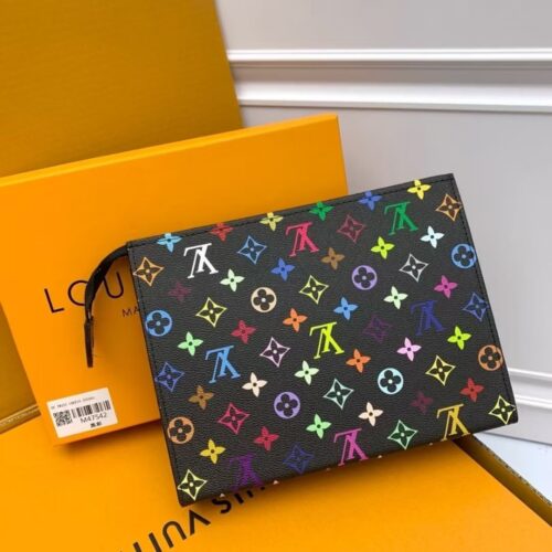 Alternative view of Louis Vuitton X TM Toiletry Pouch Monogram Canvas Multicolor Black 25Cm M13746
