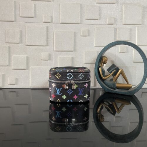 Alternative view of [Super Vip 1:1] Louis Vuitton X Murakami Nice Nano Bag Black 14Cm M14033
